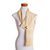 Rayon scarf, 'Mystic Maya Buttercups' - Handwoven Rayon Fiber Buttercup Yellow and White Scarf (image 2d) thumbail