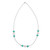 Rose quartz and crystal beaded necklace, 'Delicacy' - Rose Quartz and Crystal Beaded Necklace from Guatemala (image 2a) thumbail