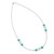 Rose quartz and crystal beaded necklace, 'Delicacy' - Rose Quartz and Crystal Beaded Necklace from Guatemala (image 2b) thumbail