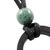 Jade pendant necklace, 'Mayan Ball Game' - Adjustable Circular Jade Pendant Necklace from Guatemala (image 2d) thumbail