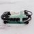 Jade pendant bracelet, 'Heavenly Cross in Light Green' - Jade Cross Bracelet in Light Green from Guatemala thumbail