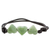Jade pendant bracelet, 'Maya Love in Light Green' - Jade Heart Pendant Bracelet in Light Green from Guatemala thumbail