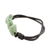 Jade pendant bracelet, 'Maya Love in Light Green' - Jade Heart Pendant Bracelet in Light Green from Guatemala (image 2d) thumbail