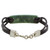 Jade pendant bracelet, 'Monolith in Dark Green' - Simple Jade Pendant Bracelet in Dark Green from Guatemala (image 2e) thumbail