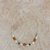 Jade and agate beaded necklace, 'Honey Elegance' - Jade and Agate Beaded Necklace from Guatemala thumbail