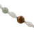 Multi-gemstone beaded necklace, 'Fertile Land' - Jade Tiger's Eye and Pearl Beaded Necklace from Guatemala (image 2d) thumbail