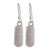 Jade dangle earrings, 'Lilac Tubes' - Natural Lilac Jade Dangle Earrings from Guatemala (image 2a) thumbail