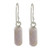 Jade dangle earrings, 'Lilac Tubes' - Natural Lilac Jade Dangle Earrings from Guatemala (image 2d) thumbail
