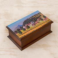 Cedar wood decorative box,