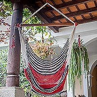 Cotton rope hammock swing chair,