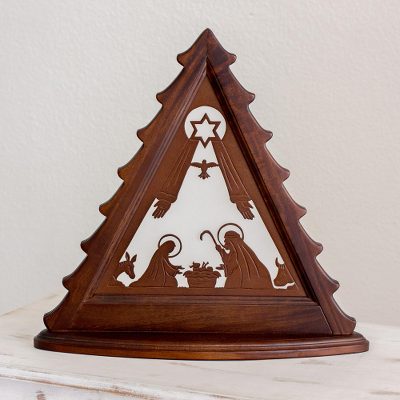 Wood nativity scene, Christmas Gift from God