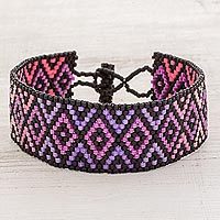 Beaded wristband bracelet,