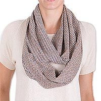 Cotton infinity scarf,