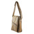Faux leather messenger bag, 'Voyage to Costa Rica' - Faux Leather Messenger Bag in Spice from Costa Rica (image 2d) thumbail