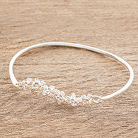 Sterling silver pendant bracelet,