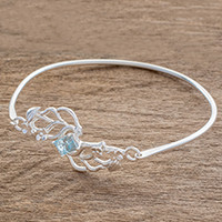 Sterling silver pendant bracelet,