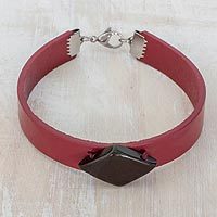 Coconut shell wristband bracelet,