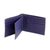 Leather wallet, 'Essential' - Hand Cut and Stitched Midnight Blue Bi-Fold Leather Wallet (image 2c) thumbail