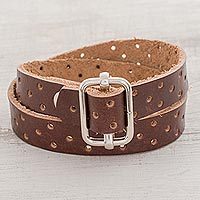 Leather wrap bracelet,