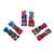 Cotton worry dolls, 'Joined in Love' (set of 6) - Worry Dolls with 100% Cotton Pouch from Guatemala (Set of 6) (image 2b) thumbail