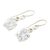Cubic zirconia dangle earrings, 'Glimmering Translucence' - Cubic Zirconia Dangle Earrings Crafted in Guatemala (image 2c) thumbail