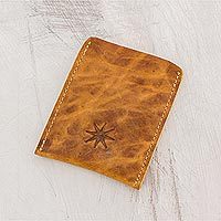 Leather card holder,