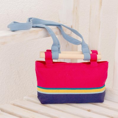 Cotton handbag, Cerise Companion