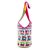 Cotton bucket bag, 'Cute Cats' - Crocheted Cat Motif Cotton Bucket Bag from Guatemala thumbail