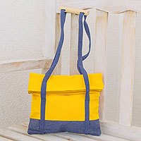 Cotton shoulder bag,