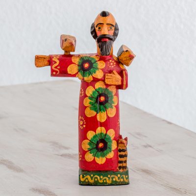 Wood statuette, Patron of Animals