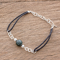 Jade pendant bracelet,