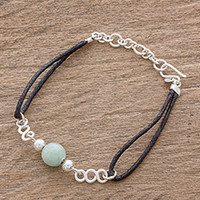 Jade pendant bracelet,