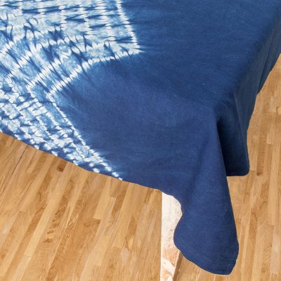 Tie-dyed cotton tablecloth, Ancestral Techniques