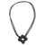 Men's upcycled metal pendant necklace, 'Chain Square' - Square Upcycled Metal Chain Pendant Necklace from Guatemala (image 2b) thumbail