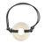 Upcycled metal pendant bracelet, 'Mechanical Ring' - Upcycled Bronze and Steel Metal Bracelet from Guatemala (image 2a) thumbail