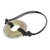Upcycled metal pendant bracelet, 'Mechanical Ring' - Upcycled Bronze and Steel Metal Bracelet from Guatemala (image 2b) thumbail