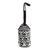 Cotton bucket bag, 'Black and White Waves' - Wave Motif Cotton Bucket Bag in Black and White (image 2b) thumbail