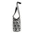 Cotton bucket bag, 'Black and White Waves' - Wave Motif Cotton Bucket Bag in Black and White (image 2c) thumbail