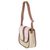 Leather accented cotton and jute sling, 'Feminine Freshness' - Leather Accented Cotton and Jute Sling from Guatemala (image 2b) thumbail