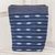 Cotton blend travel bag, 'Indigo Simplicity' - Cotton Blend Travel Bag in Indigo from Guatemala thumbail