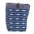 Cotton blend travel bag, 'Indigo Simplicity' - Cotton Blend Travel Bag in Indigo from Guatemala (image 2e) thumbail