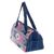 Cotton travel bag, 'Pastel Geometry' - Handwoven Pastel Cotton Travel Bag from Guatemala (image 2b) thumbail