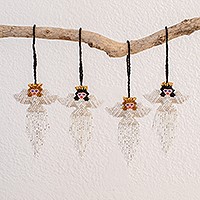 Glass beaded ornaments,