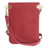 Leather cellphone case, 'Charming Simplicity in Crimson' - Leather Cellphone Case in Crimson and Azure from Costa Rica (image 2c) thumbail