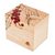 Wood decorative box, 'Little Hummingbird' - Hummingbird-Themed Pinewood Decorative Box from Costa Rica (image 2b) thumbail