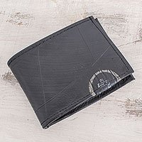 Recycled rubber wallet,