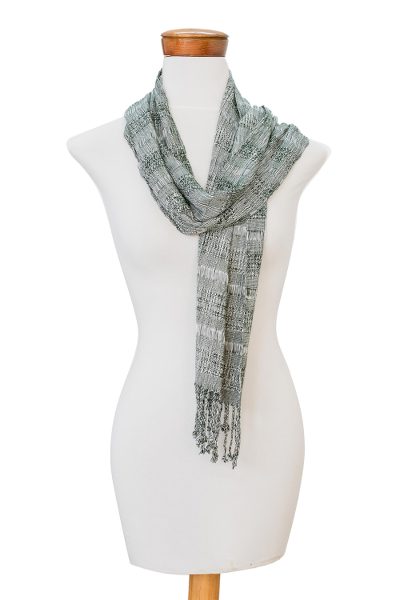 Rayon scarf, Guatemalan Forest