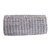 Leather accented cotton eyeglasses case, 'Mayan Cosmos in Cadet Blue' - Handwoven Cotton Eyeglasses Case in Cadet Blue and Ivory (image 2b) thumbail
