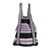 Cotton backpack, 'Peaceful Traveler' - Cinch Closure Multi-Color Striped Handwoven Cotton Backpack (image 2c) thumbail