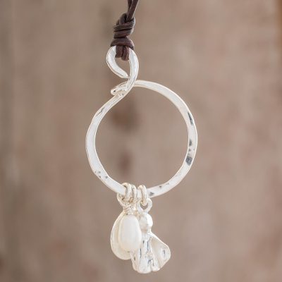 Fine silver pendant necklace, Ancestral Guardian